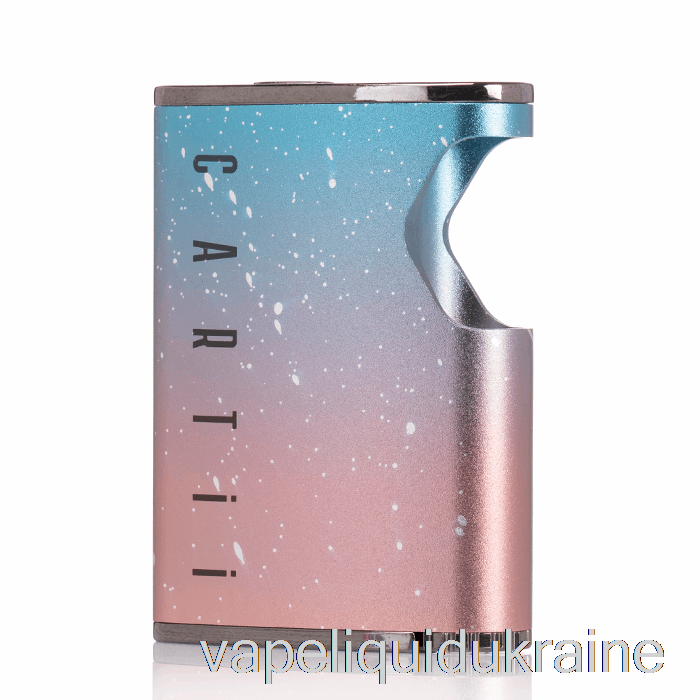 Vape Ukraine DAZZLEAF Cartii 2 in 1 Twist 510 Thread Battery Coral Pink / Blue Splatter